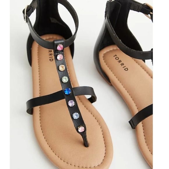 torrid Shoes - 💋 TORRID SIZE 10.5 RAINBOW RHINESTONE SANDAL